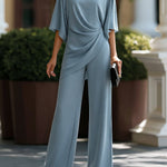 Lorna | Draped Waist Two Piece Set