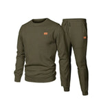 KZZ men's two-piece sportswear suit, perfect for fall, winter and spring
