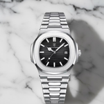 Iconic Luxury Men's Stainless Steel Watch - Classic Silver Watch