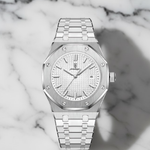 KingRoyal Luxury Men's Watch - Heavy Stainless Steel Watch with Octagonal Case