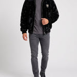 KZZ Men's Comfortable and Stylish Faux Fur Jacket