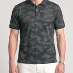 KZZ Men's Summer Camouflage Print Short-Sleeve Shirt