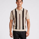 KZZ Breathable Open-Knit Polo Shirt
