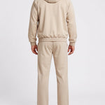 KZZ Men's two-piece street casual plaid tracksuit