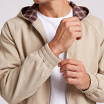 KZZ Men's two-piece street casual plaid tracksuit