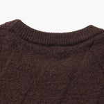 Diamond Knit Crewneck Sweater