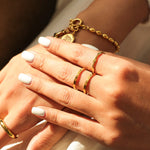 Modern Curved Design Ring