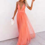 The Spark | Maxi Dress in Coral Light
