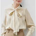 Georgette Tie Neck Blouse