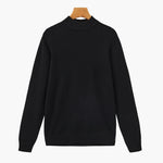 Essential Ribbed Mock Neck Sweater