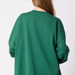 Halloween Pumpkin Sequin Loose Casual Sweatshirt
