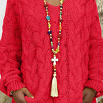 Orion Cable Knit Hooded Pullover Sweater