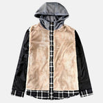 Dennis™ | Warm Sherpa-Lined Flannel Hooded Jacket