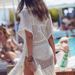 Catch The Ocean Tassel Hollow Cover-up
