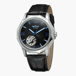 Classic Skeleton Dial Steel Watch