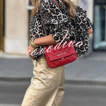 Dashing Darling Metallic Fabric High Waist Pocketed Wide Leg Pants