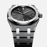KingRoyal Luxury Men's Watch - Heavy Stainless Steel Watch with Octagonal Case