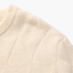 Diamond Knit Crewneck Sweater