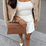 Joy To The World Tweed Metal Button Pocket Jacket