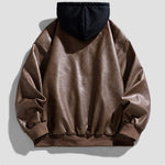 Marvelle Hooded Leather Bomber