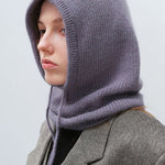Stylish and Warm Neck Warmer One-piece Knitted Wool Hat