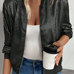 Stylish Loose-fitting Long-sleeved Zipper Casual Jacket