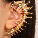 Thorn Spine Skeleton Mechanical Wind Earhook