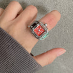 Fashion Creative Simple Mini Clock Ring