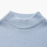 Essential Ribbed Mock Neck Sweater