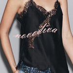 Sexy Lace Backless Camisole Top