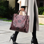 Floral Leather Crossbody Bag