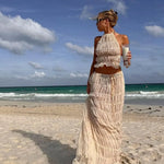 Ruby Collins | Ruffle Crop Top & Maxi Skirt Set For Women