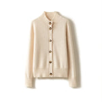 Evelyn Wool Cashmere Cardigan