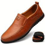 Elegant leather loafers