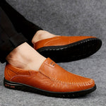 Elegant leather loafers