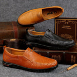 Elegant leather loafers