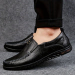 Elegant leather loafers