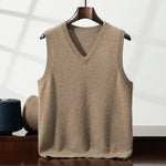 Men's 100% Cashmere Vest | Luxuriously Soft Lightweight Layering