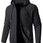 Men's Cotton Blend Hooded Sweatshirt | Lightweight Breathable Spring Layer