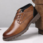 Men's Leather Ankle Boots | Structured Everyday Fit