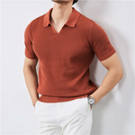 Marcus Mesh-Knit Polo
