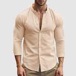 Breathable linen shirt