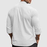 Breathable linen shirt