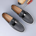 Luxury leather loafers