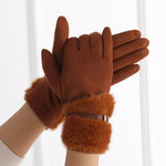Esmé Fur Accent Gloves