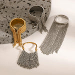 Sorelle Tassel Chain Rings