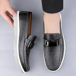 Luxury leather loafers