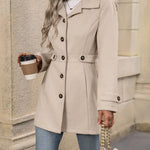 Charlotte Buttoned Trench Coat