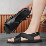 Cesare Leather Sandals
