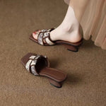 Lune Weave Sandals